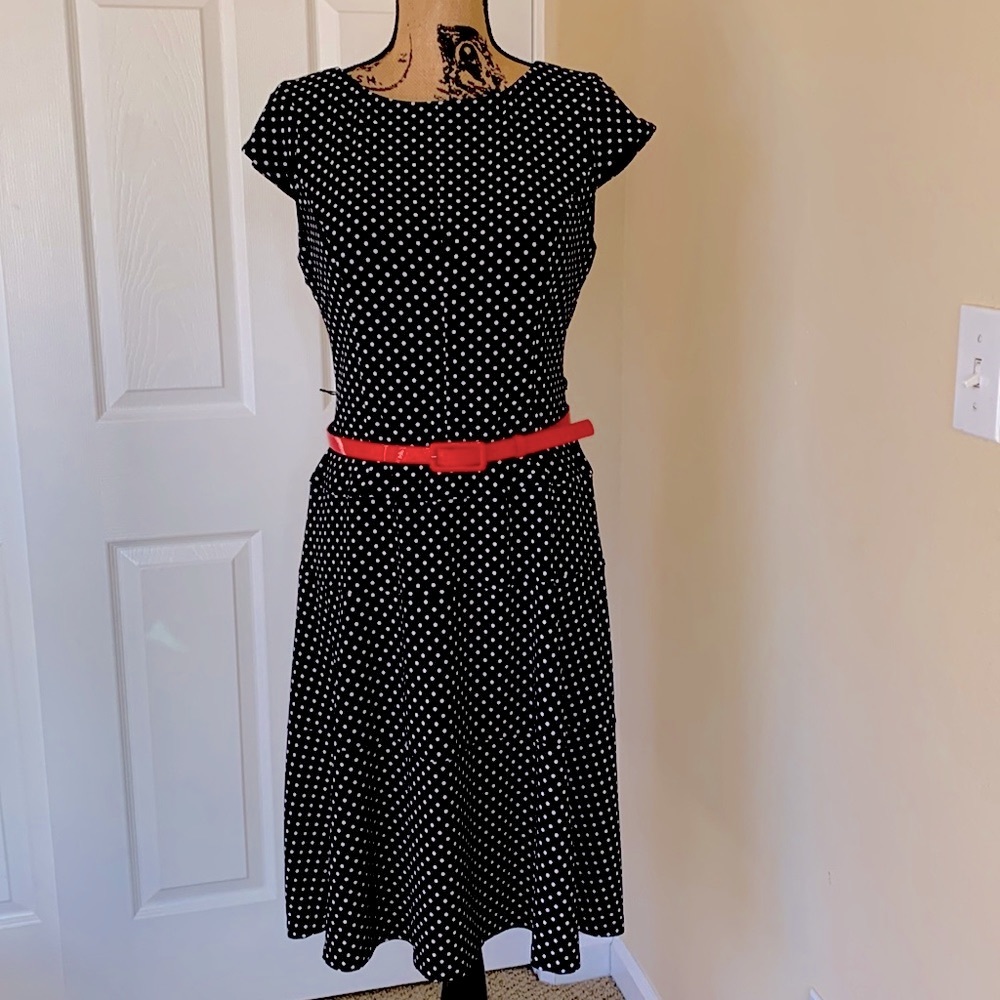 Anne Klein polkadot dress, Excellent condition